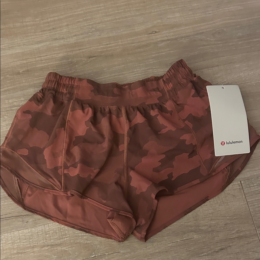 lululemon athletica Women's Camo Athletic Shorts - Red